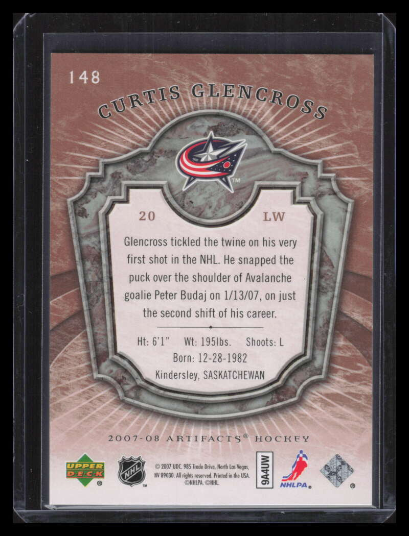 2007-08 Artifacts Bronze 148 Curtis Glencross Rookie 5/10