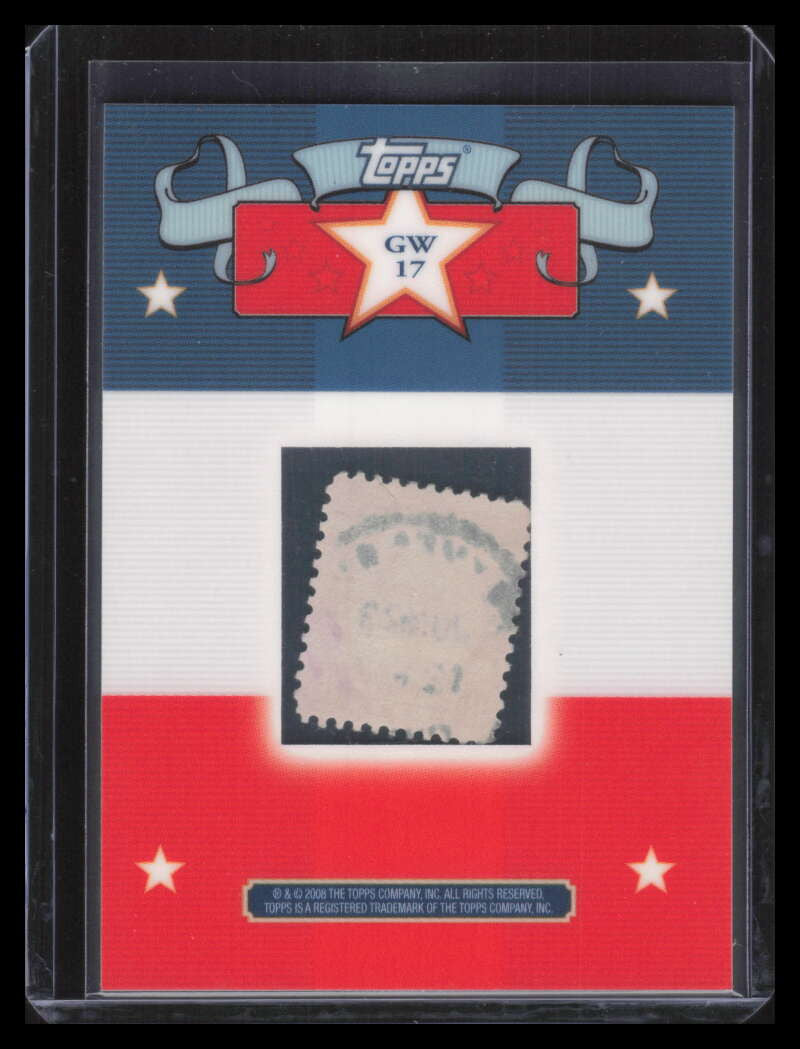 2008 Topps Presidential Stamp Collection gw17 George Washington Stamp 25/90