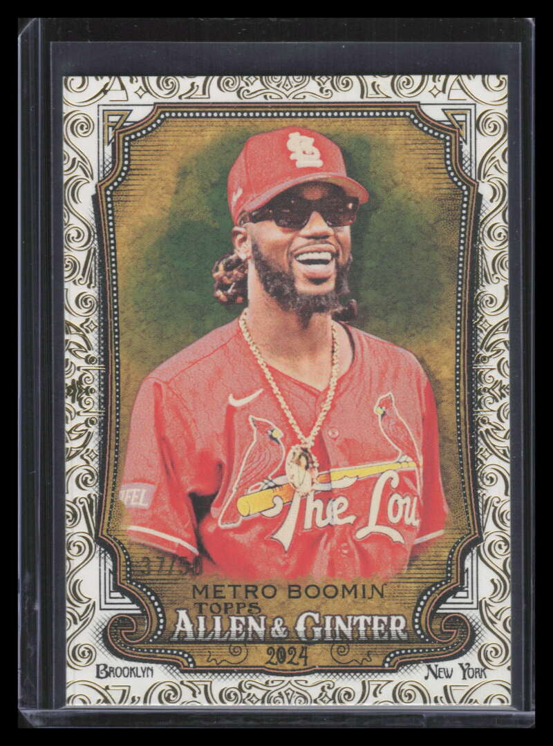 2024 Topps Allen and Ginter Gold Foil Filigree 206 Metro Boomin 37/50
