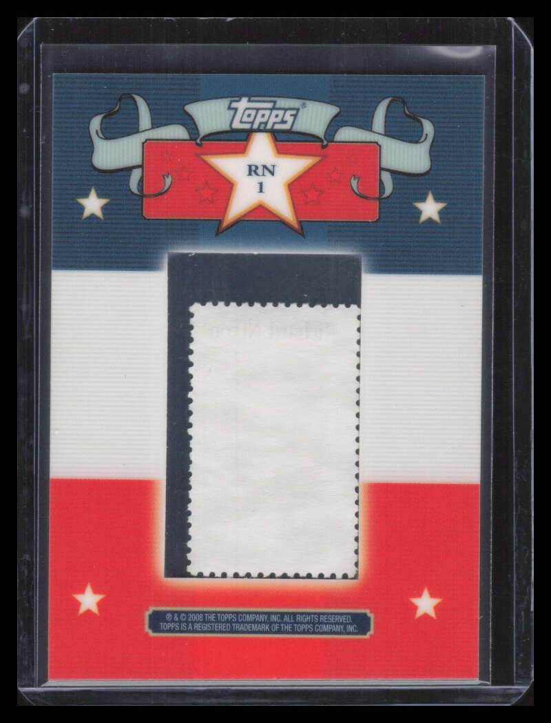 2008 Topps Presidential Stamp Collection rn1 Richard Nixon Stamp 40/90