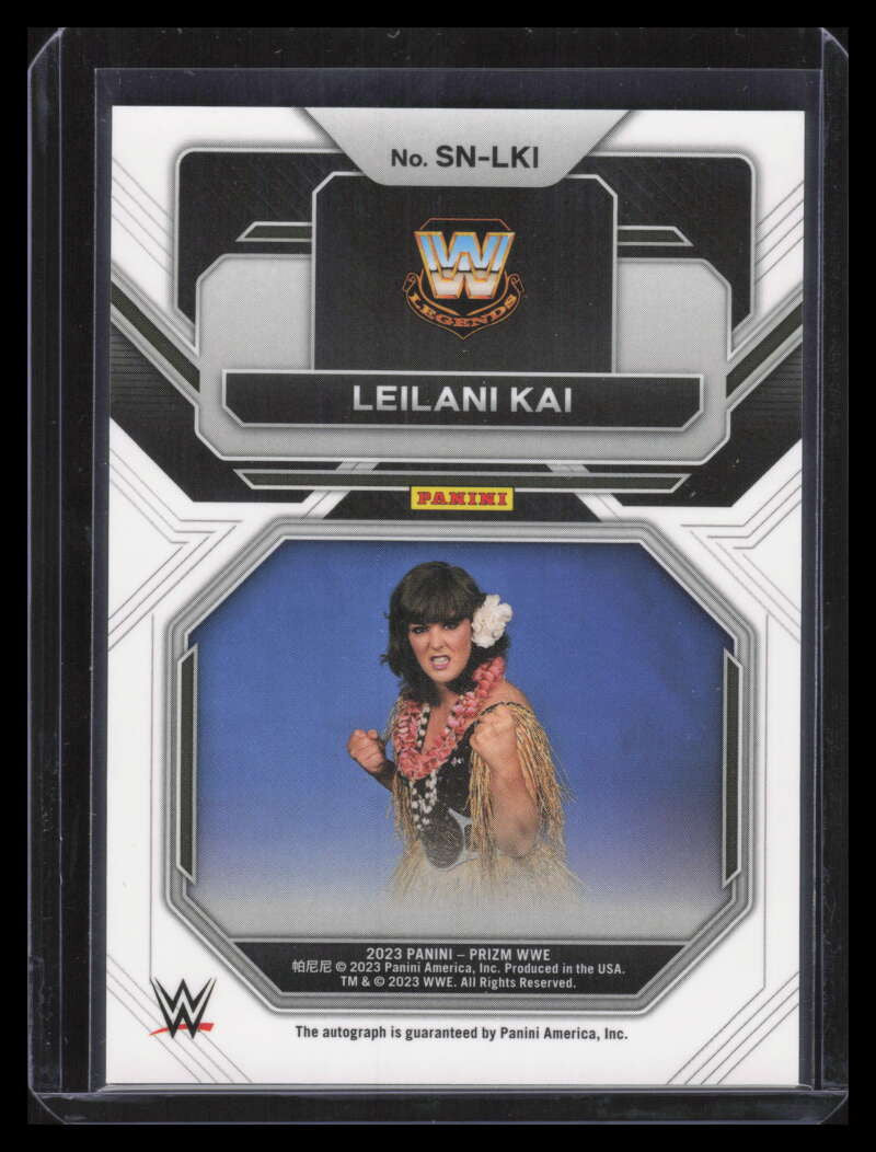 2023 Panini Prizm WWE Sensational Signatures SNLKI Leilani Kai Auto
