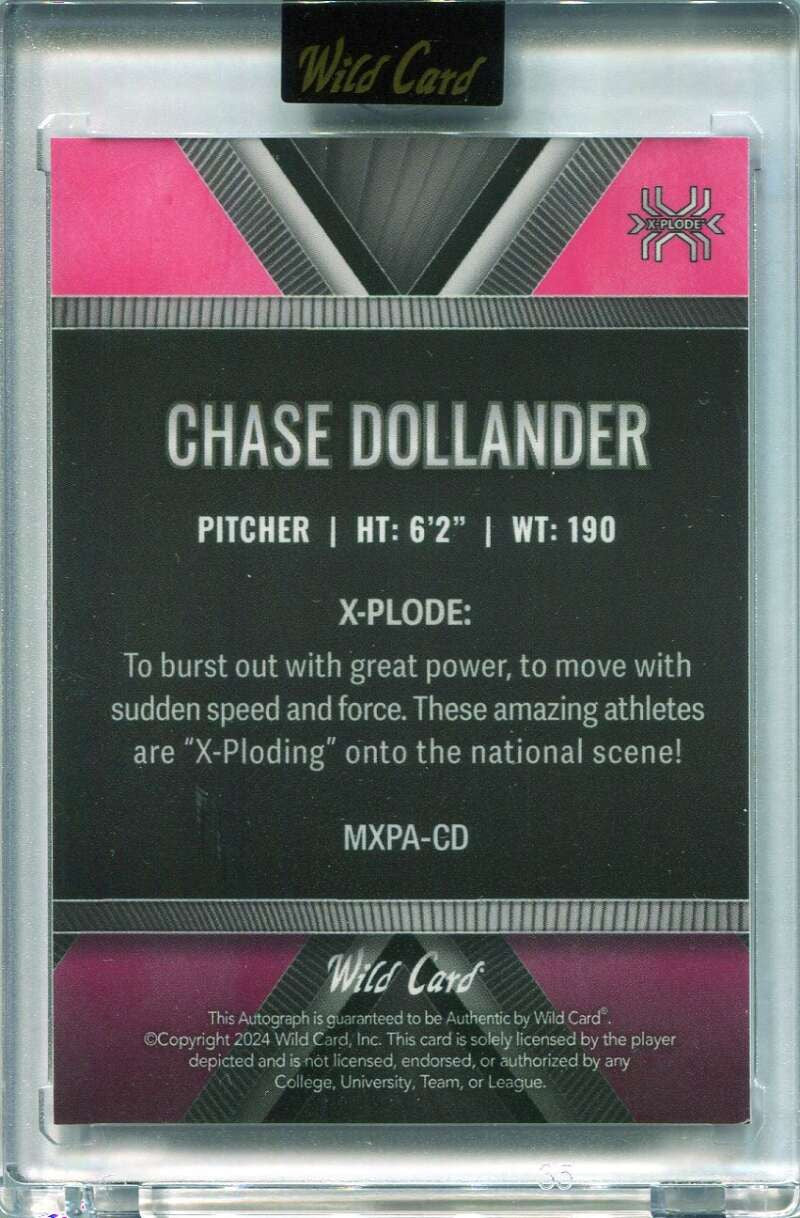 2024 Wild Card Matte Premium X-Plode Chase Holo-Lux Chase Dollander RC Auto 1/1