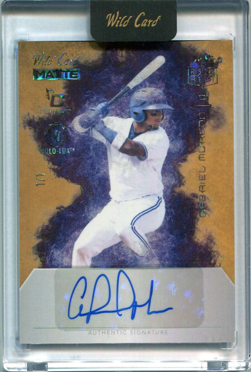 2024 Wild Card Matte Rising Heat Chase Holo-Lux Gabriel Moreno Rookie Auto 1/1