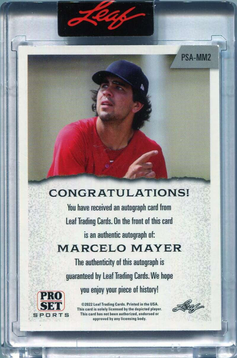 2022 Leaf Pro Set Sports psamm2 Marcelo Mayer Rookie Auto 151900