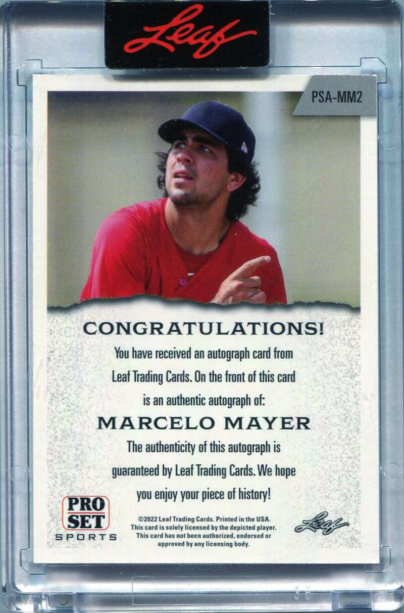 2022 Leaf Pro Set Sports psamm2 Marcelo Mayer Rookie Auto 151901