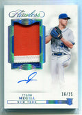 2022 Panini Flawless Rookie Patch Autographs 23 Tylor Megill RC Patch Auto 16/25