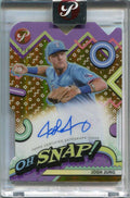 2024 Topps Pristine Oh Snap Autographs Gold Refractor OSAJJ Josh Jung Auto 37/50