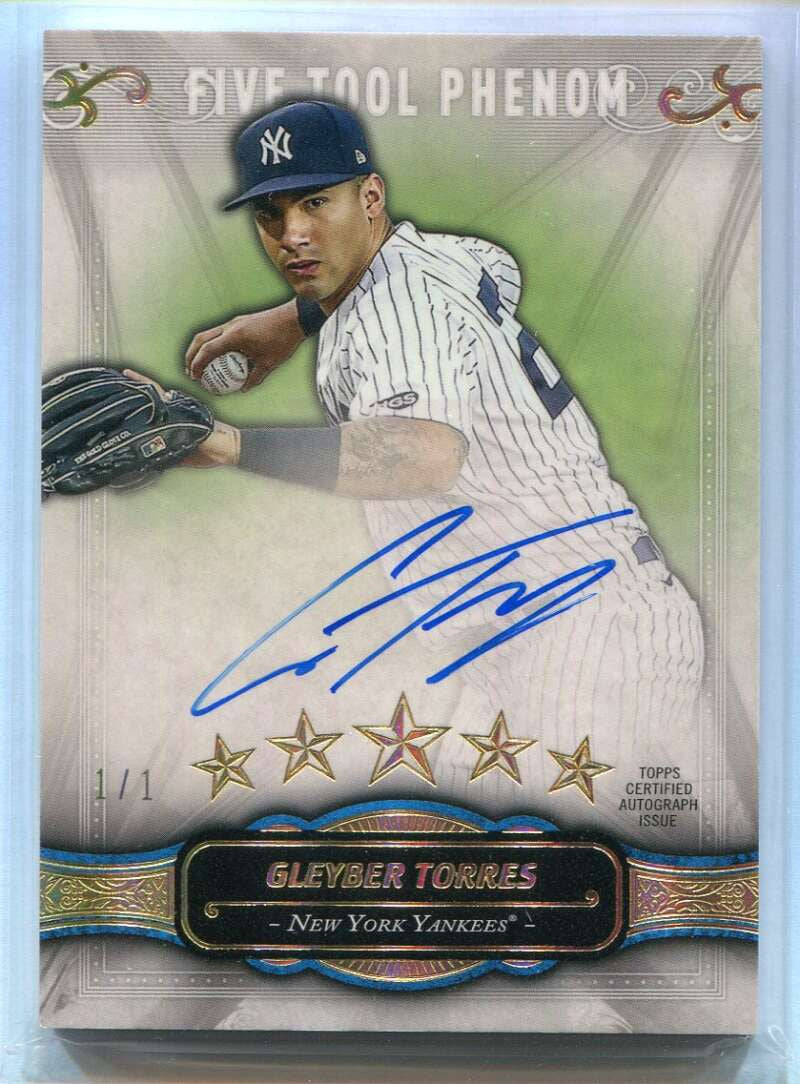 2021 Topps Five Star Five Tool Phenom Autographs FTPGT Gleyber Torres Auto 1/1