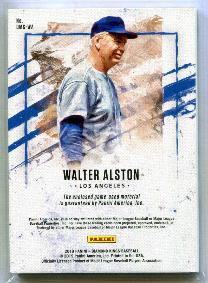 2019 Diamond Kings DK Materials Purple 63 Walter Alston Dual Patch 4/5