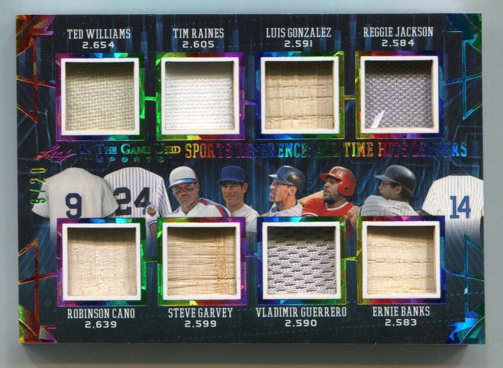 2024 ITG Used Reference Jackson Banks Ortiz Thomas Williams 16 Bat Jersey 9/20