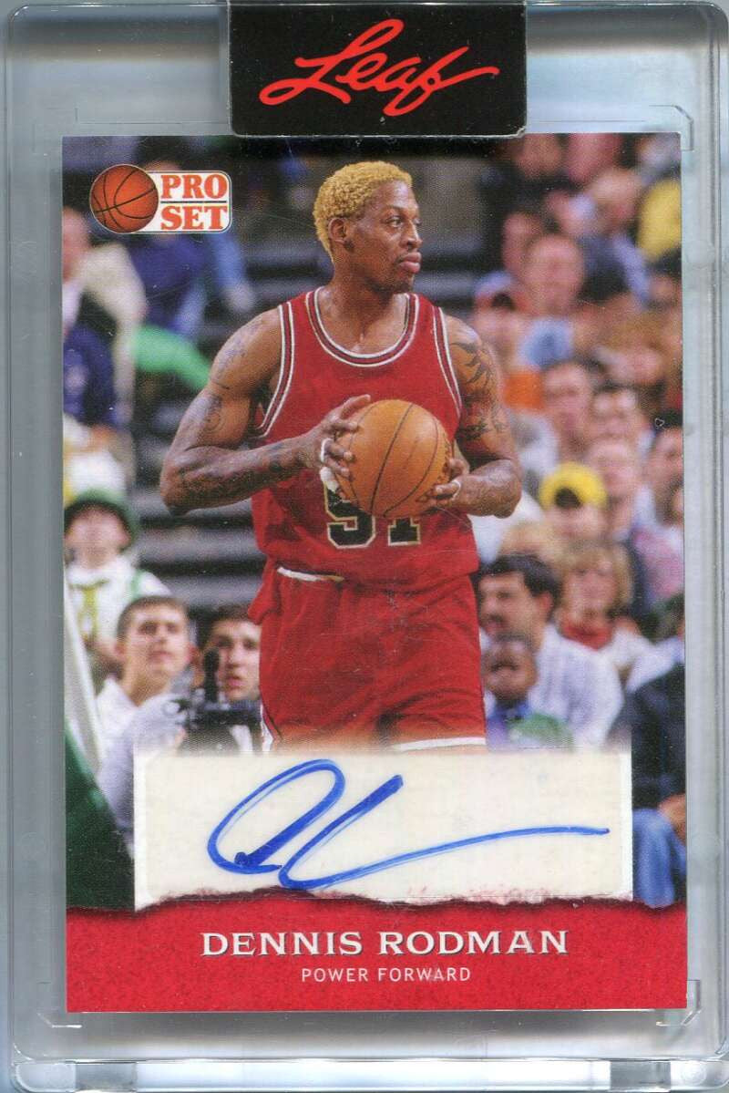 2022 Leaf Pro Set Sports psadr1 Dennis Rodman Auto
