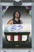 2023-24 Topps 3 Autographs Prime Gold Jaime Jaquez Rookie Triple Patch Auto 5/10