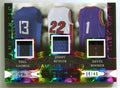 2024 Leaf ITG Used Memorabilia Trios Paul George Butler Booker Triple Jersey /40