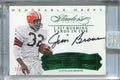 2016 Panini Flawless Memorable Marks Emerald 16 Jim Brown Auto 2/2