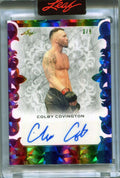 2023 Leaf Superlative Signatures Rainbow Crystals sscc1 Colby Covington Auto 3/9