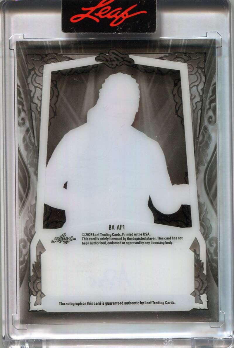 2025 Leaf Metal Sports Heroes Acetate Bronze baap1 Alissa Pili Rookie Auto 6/30