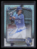 2025 Bowman Chrome Prospect Autographs Refractor Hyungchan Um RC Auto 57/150