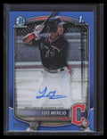 2025 Bowman Chrome Autographs Blue Refractor Luis Merejo Rookie Auto 15/150