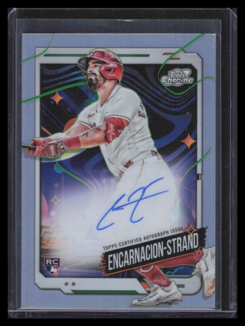 2024 Topps Cosmic Chrome Autographs CCACE Christian Encarnacion-Strand RC Auto