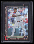 2025 Topps Black Rainbow Foil 194 Brayan Rocchio 8/10