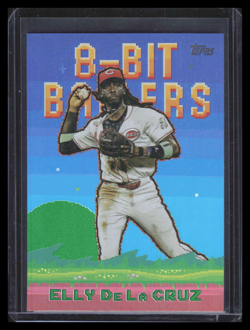 2025 Topps Celebration 8-Bit Ballers Green 8b6 Elly De La Cruz 27/99