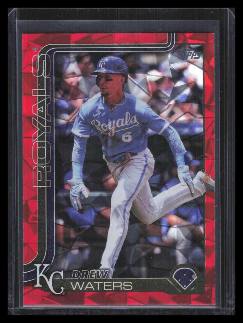 2025 Topps Red Diamante Foil 546 Drew Waters 1/5