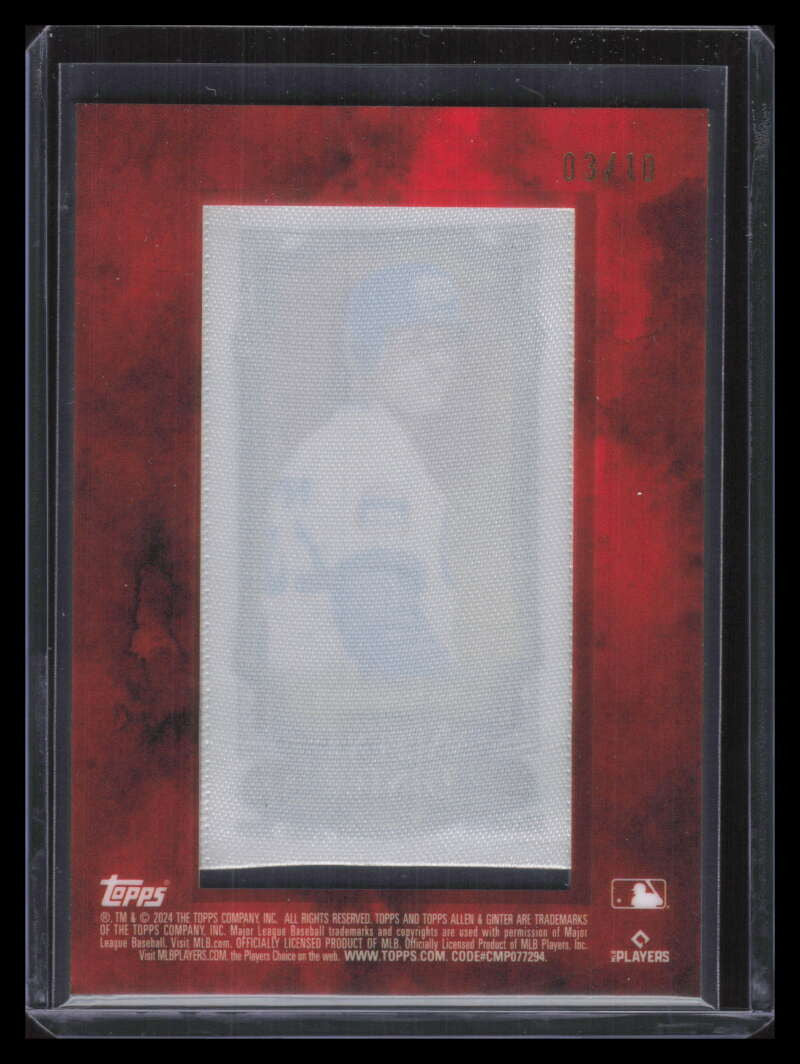 2024 Topps Allen and Ginter Mini Cloth 135 Ryne Sandberg 3/10