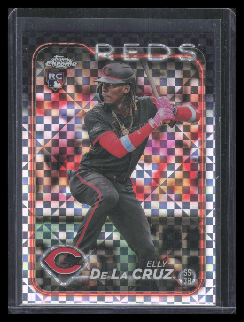 DELETE 166074 2024 Topps Chrome X-Fractor 44 Elly De La Cruz Rookie 152293