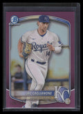 2025 Bowman Chrome Prospects Fuchsia Refractor bcp103 Jac Caglianone RC 128/199