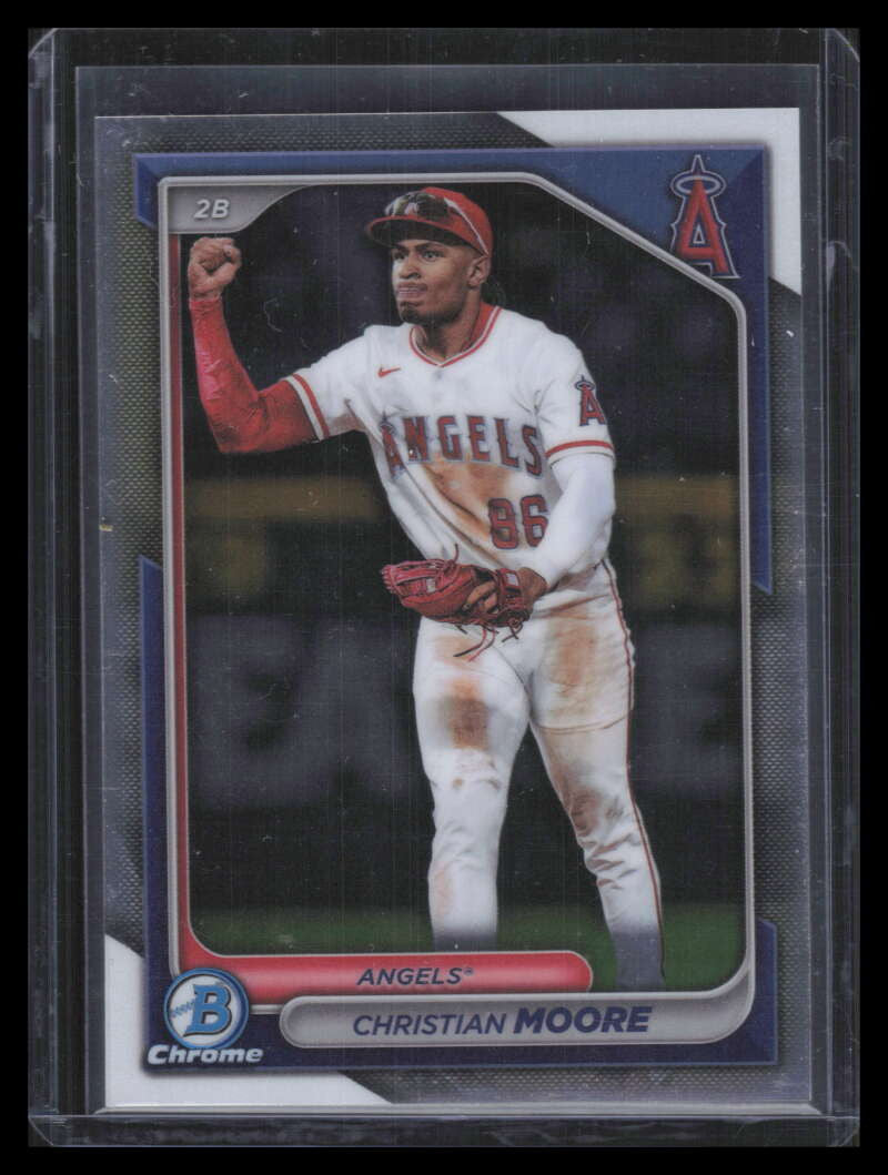 2024 Bowman Chrome Draft Image Variations bdc13 Christian Moore Rookie SP