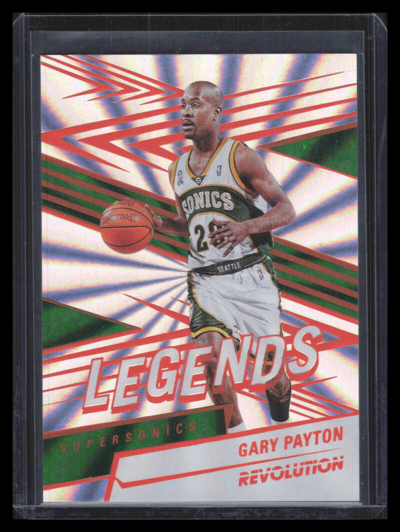 2024-25 Panini Revolution Sunburst 167 Gary Payton LGD 6/75 Legends