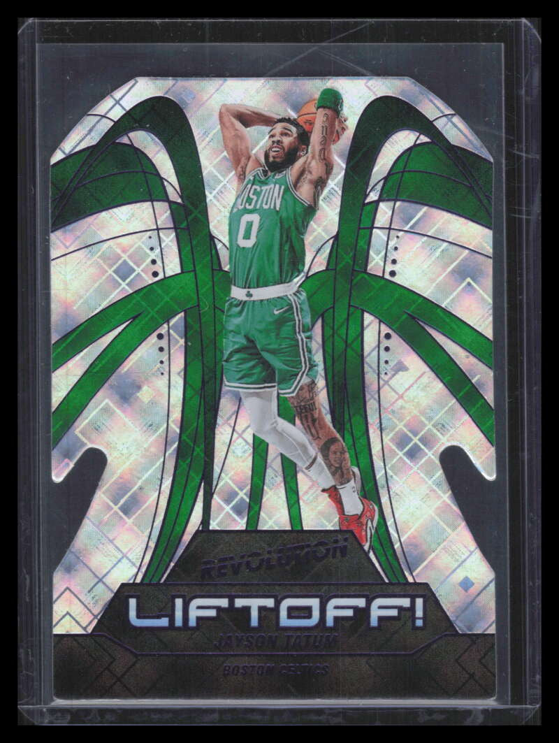 SOLD 166180 2024-25 Panini Revolution Liftoff! Cosmic 7 Jayson Tatum 18/99