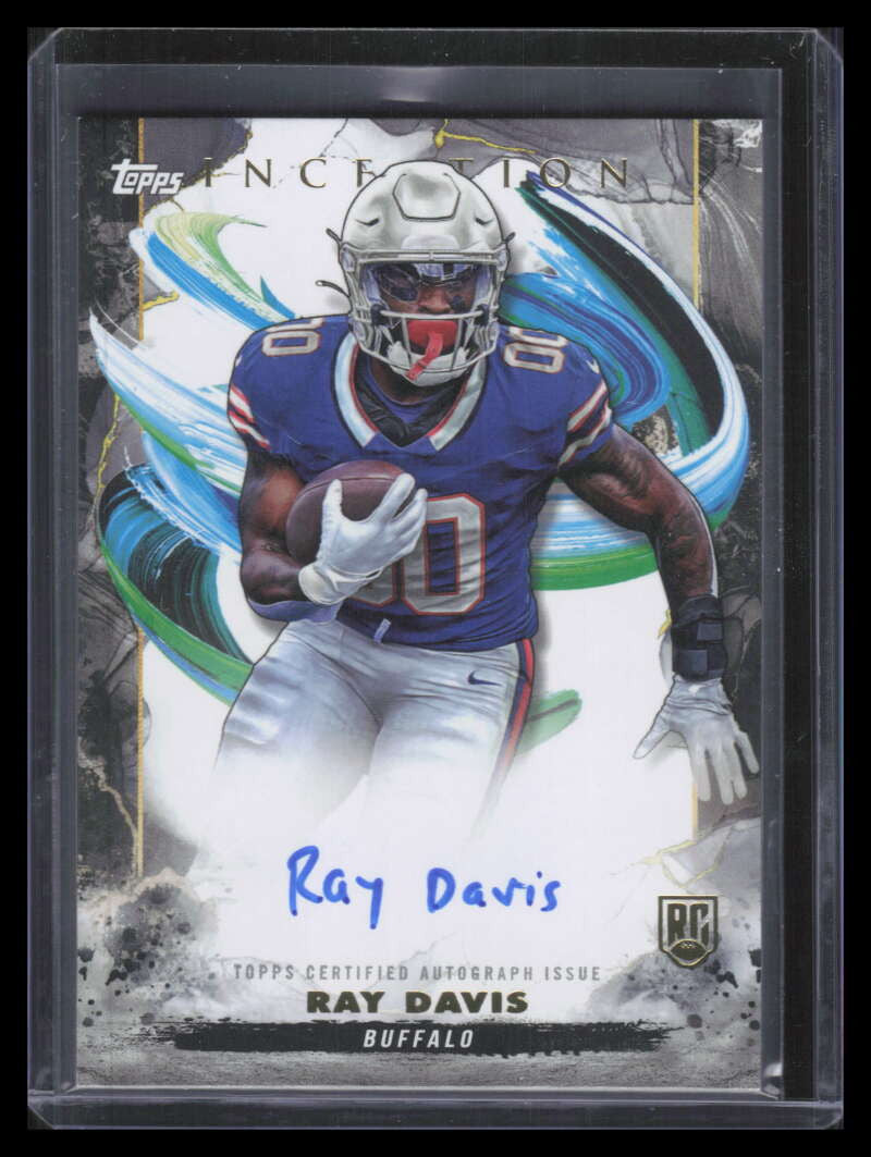 2024 Topps Inception Rookie Autographs RARD Ray Davis Rookie Auto
