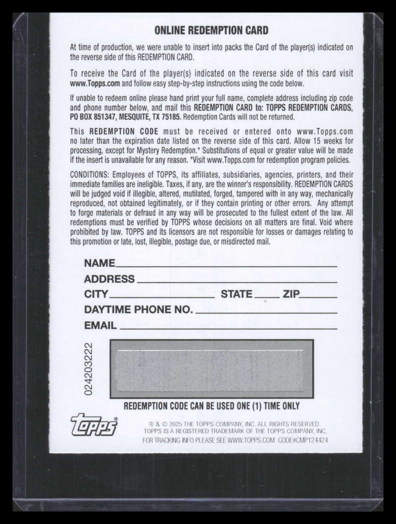 2024 Topps Resurgence Rookie Signatures White Surge Terrion Arnold RC Auto /125