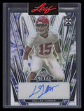 2024 Leaf Metal Autographs Earth Prismatic badt2 Dallas Turner Rookie Auto 1/2