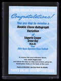 DELETE 166451 2024 Topps Signature Class Rookie Autographs RCAEC Edgerrin Cooper Rookie Auto