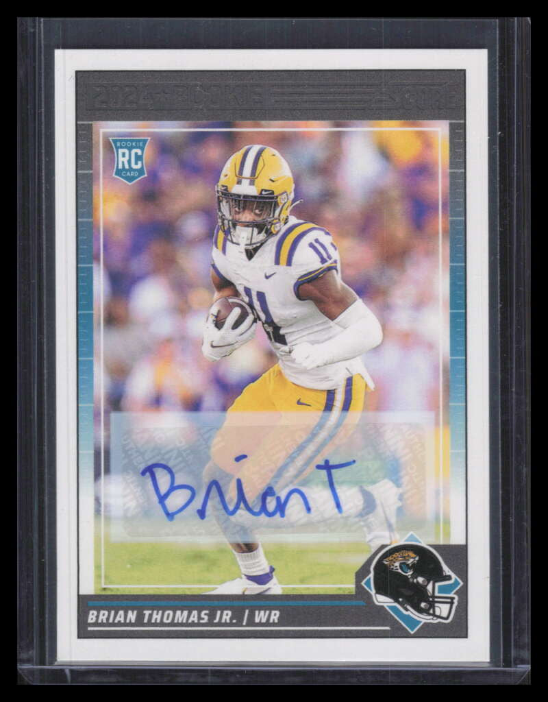 2024 Score Signatures 319 Brian Thomas Jr. Rookie Auto