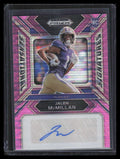 2024 Panini Prizm Draft Sensational Signatures Pink Jalen McMillan RC Auto 4/15