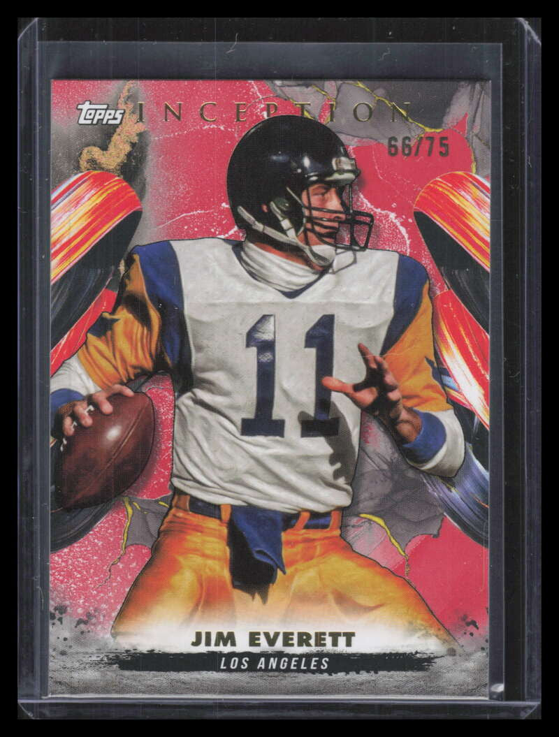 2024 Topps Inception Red 77 Jim Everett 66/75