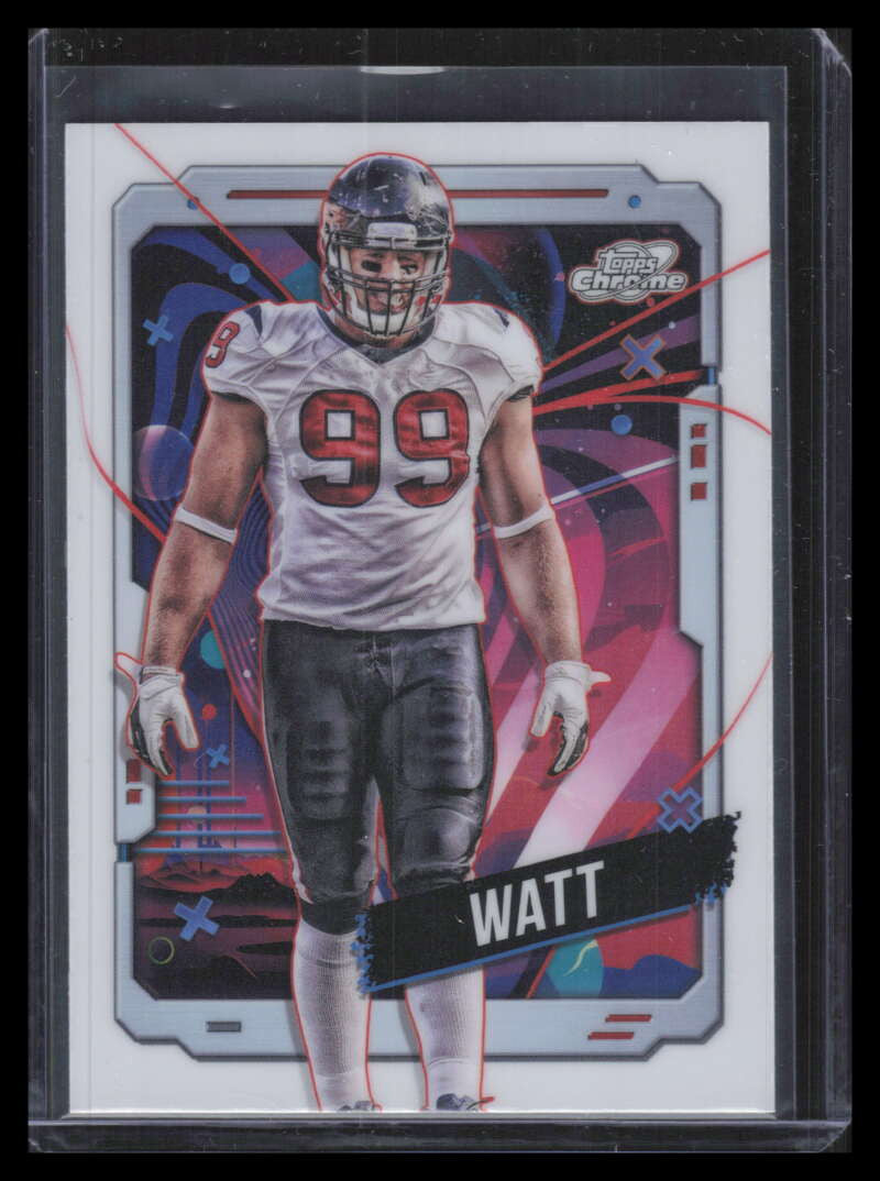 2024 Topps Cosmic Chrome White Hole Refractor 39 J. J. Watt