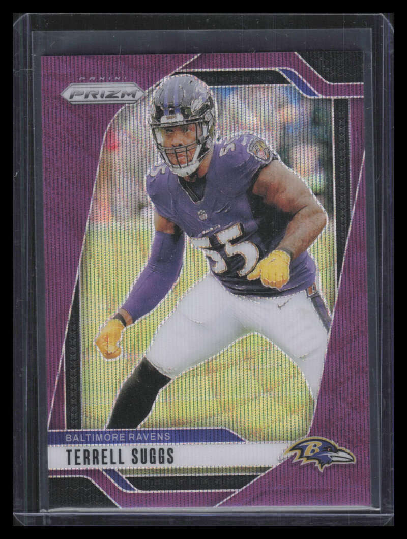 2024 Panini Prizm Prizms Purple Wave Refractor 26 Terrell Suggs 10/99