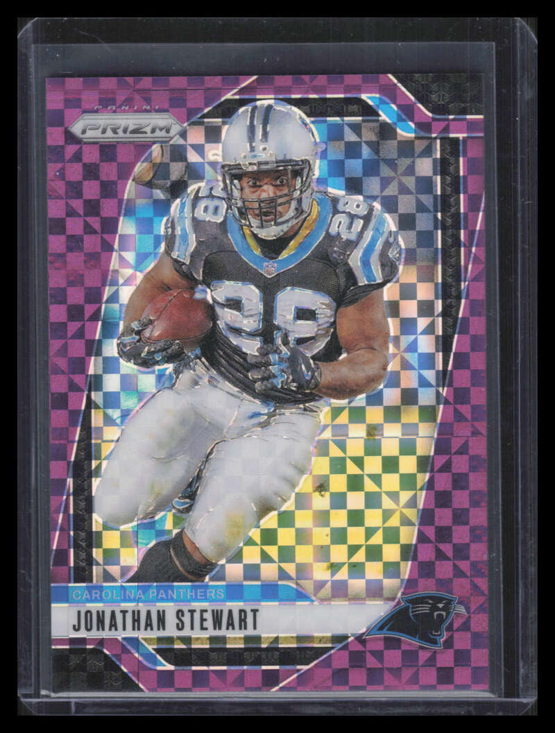2024 Panini Prizm Prizms Purple Power Refractor 45 Jonathan Stewart 39/49