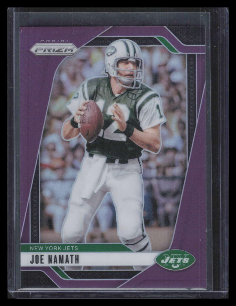 2024 Panini Prizm Prizms Purple Refractor 228 Joe Namath 108/125