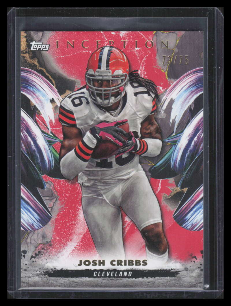 2024 Topps Inception Red 24 Josh Cribbs 73/75