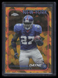 2024 Topps Chrome Sapphire Gold Refractor 143 Ron Dayne 6/50