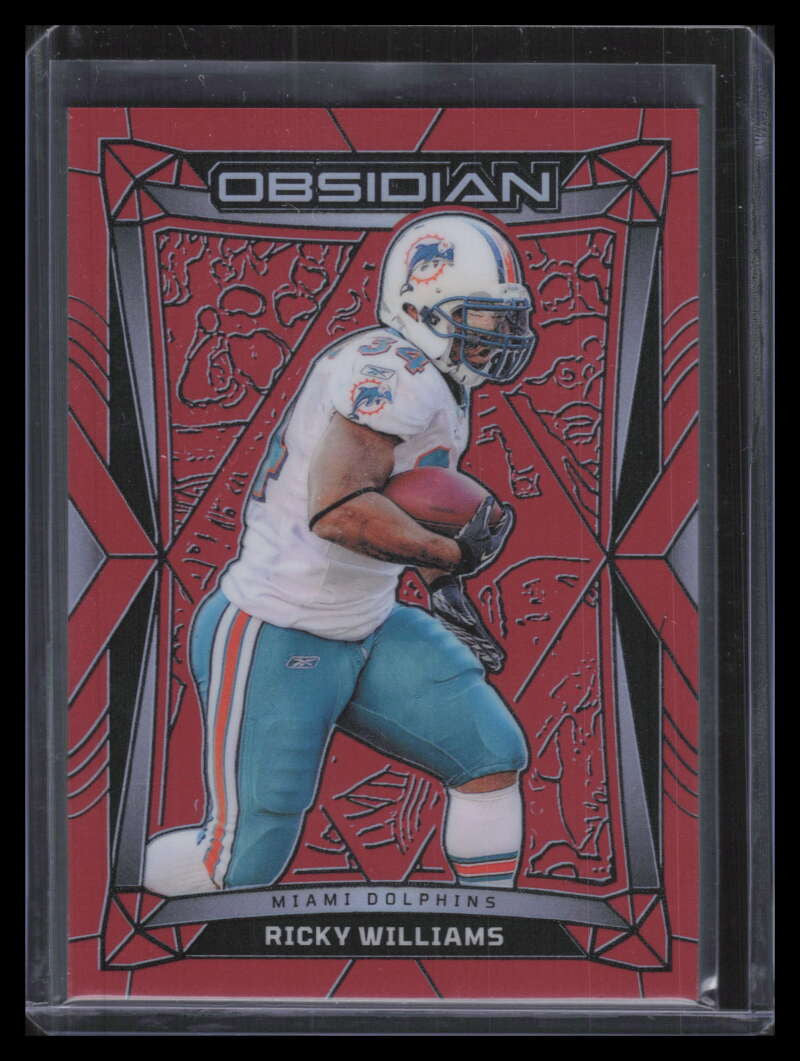 2024 Panini Obsidian Red 124 Ricky Williams 30/49