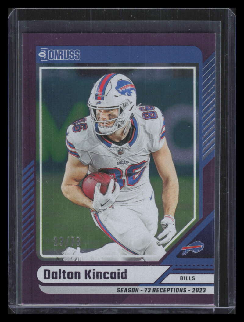 2024 Donruss Season Stat Line 253 Dalton Kincaid 23/73