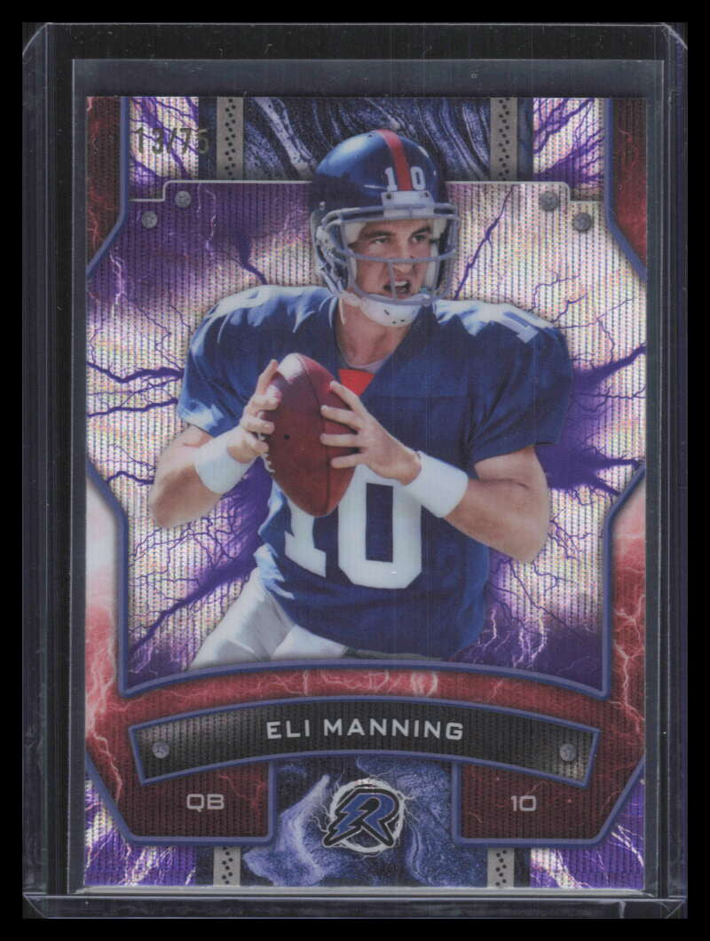 2024 Topps Resurgence Purple Surge Refractor 70 Eli Manning 13/75