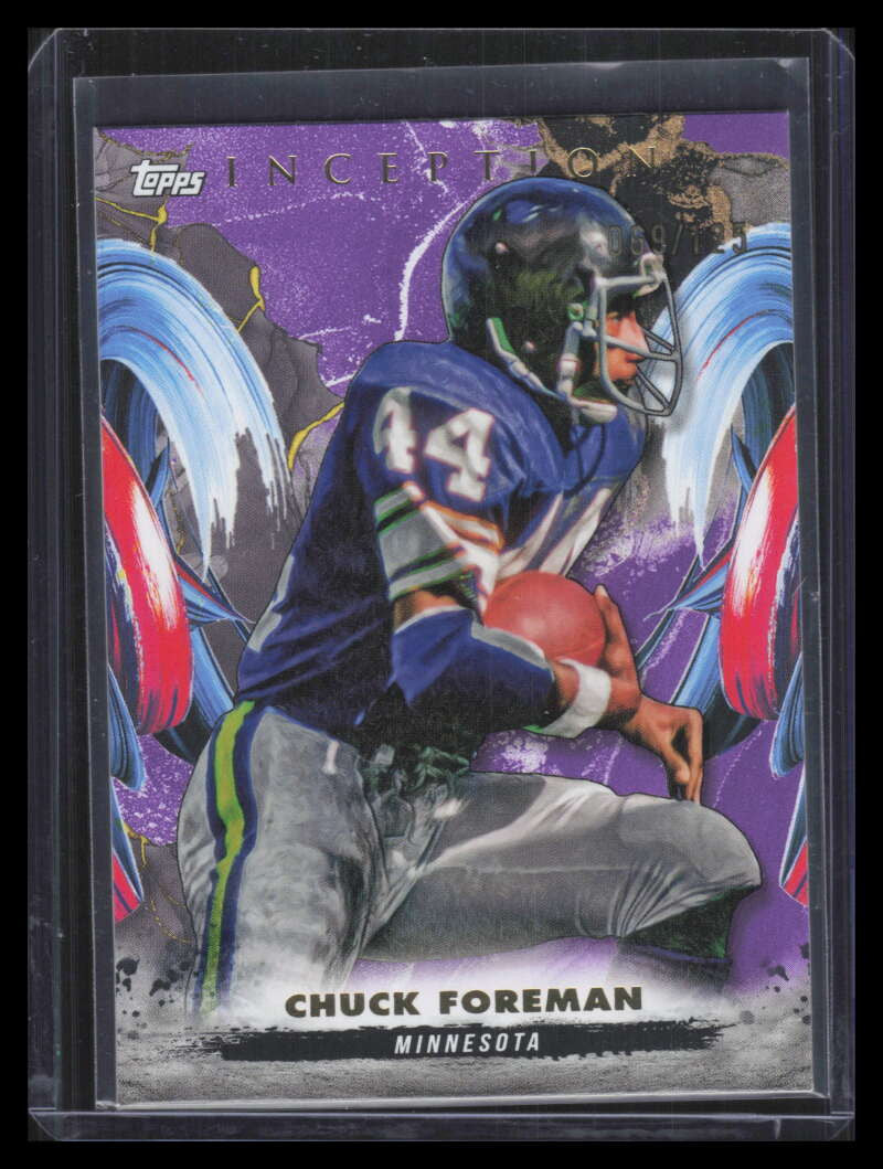2024 Topps Inception Purple 88 Chuck Foreman 69/125