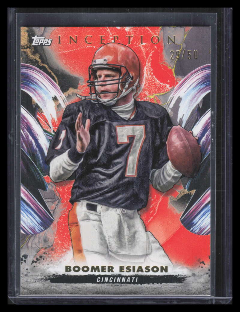 2024 Topps Inception Orange 21 Boomer Esiason 29/50